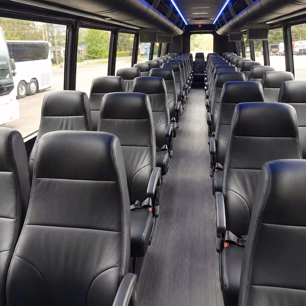 28 passenger minibus inside
